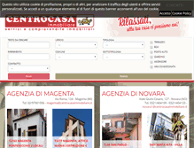 Tablet Screenshot of centrocasaimmobiliare.it
